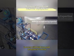 Peralatan penghapusan besi dan mangan